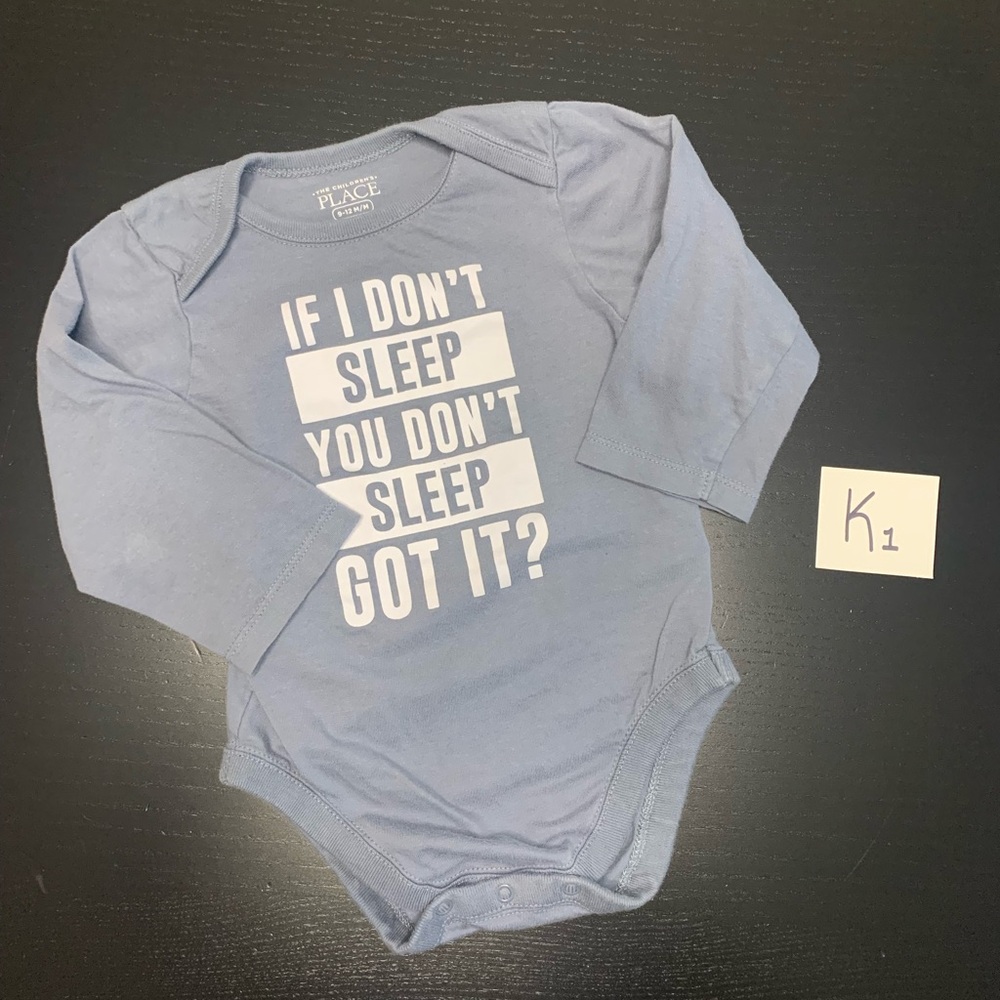 ⭐️5/$10.00⭐️ The Children's Place Grey Long Sleeve Onesie